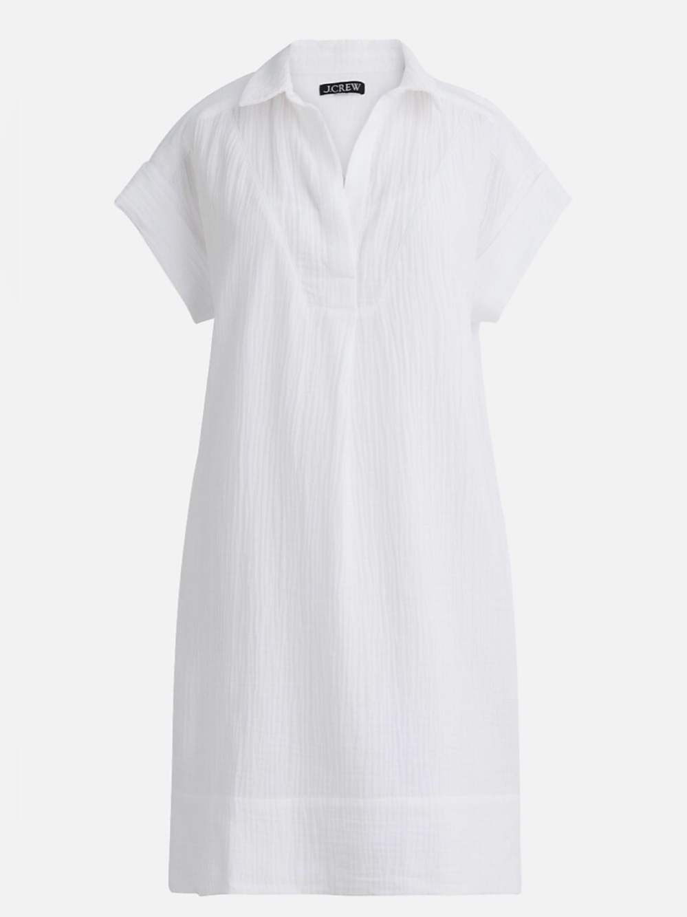 NWT - J. Crew V-neck shirtdress in soft gauze XL